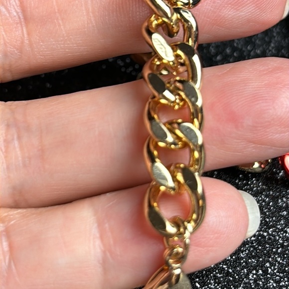 Betsey Johnson, Ho Ho Ho, Christmas necklace NWT red and green - Picture 4 of 6